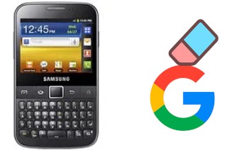 So löschen Sie ein Google-Konto auf Samsung Galaxy Y Pro B5510