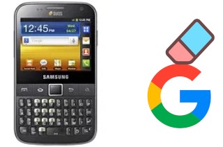 So löschen Sie ein Google-Konto auf Samsung Galaxy Y Pro Duos B5512