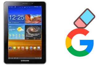 So löschen Sie ein Google-Konto auf Samsung P6810 Galaxy Tab 7.7