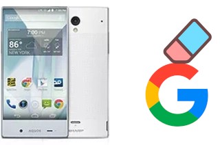 So löschen Sie ein Google-Konto auf Sharp Aquos Crystal