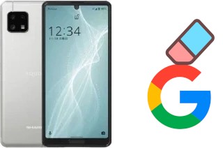 So löschen Sie ein Google-Konto auf Sharp Aquos Sense4 Lite