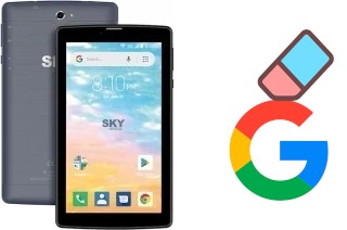 So löschen Sie ein Google-Konto auf Sky-Devices Platinum View2