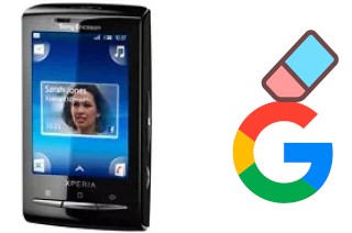 So löschen Sie ein Google-Konto auf Sony Ericsson Xperia X10 mini