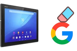 So löschen Sie ein Google-Konto auf Sony Xperia Z4 Tablet LTE