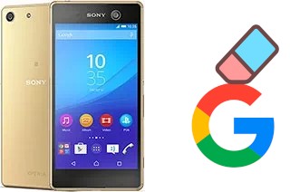 So löschen Sie ein Google-Konto auf Sony Xperia M5 Dual