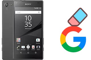 So löschen Sie ein Google-Konto auf Sony Xperia Z5 Compact