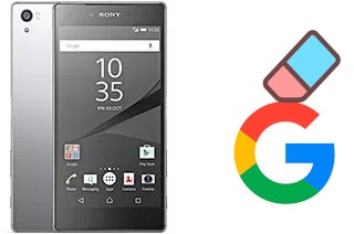 So löschen Sie ein Google-Konto auf Sony Xperia Z5 Premium Dual