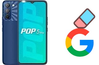 So löschen Sie ein Google-Konto auf Tecno Pop 5 Pro