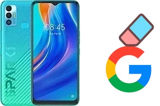 So löschen Sie ein Google-Konto auf Tecno Spark 7T