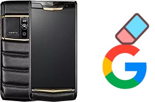 So löschen Sie ein Google-Konto auf Vertu Signature Touch (2015)