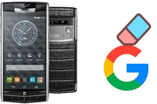 So löschen Sie ein Google-Konto auf Vertu Signature Touch