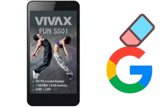 So löschen Sie ein Google-Konto auf Vivax Fun S501