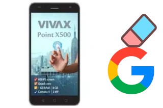 So löschen Sie ein Google-Konto auf Vivax Point X500