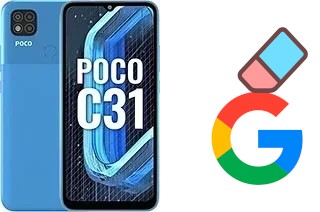 So löschen Sie ein Google-Konto auf Xiaomi Poco C31