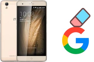 So löschen Sie ein Google-Konto auf ZTE Blade V7 Max