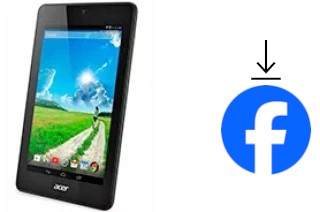 So installieren Sie Facebook auf einem Acer Iconia One 7 B1-730