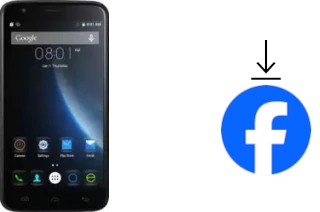 So installieren Sie Facebook auf einem Doogee Valencia 2 Y100 Plus