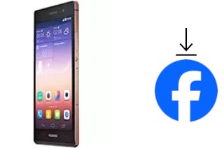 So installieren Sie Facebook auf einem Huawei Ascend P7 Sapphire Edition