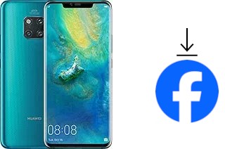 So installieren Sie Facebook auf einem Huawei Mate 20 Pro