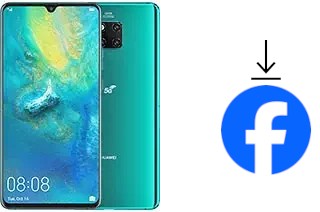 So installieren Sie Facebook auf einem Huawei Mate 20 X (5G)