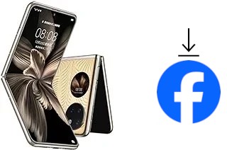 So installieren Sie Facebook auf einem Huawei P50 Pocket