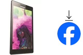 So installieren Sie Facebook auf einem Lenovo Tab 2 A7-10