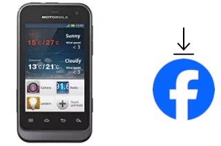 So installieren Sie Facebook auf einem Motorola Defy Mini XT320