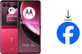 So installieren Sie Facebook auf einem Motorola Razr 40 Ultra