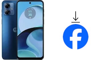 So installieren Sie Facebook auf einem Motorola Moto G14
