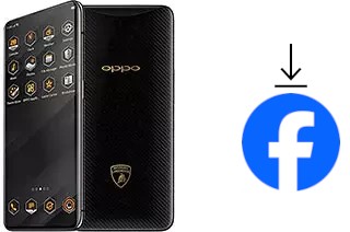 So installieren Sie Facebook auf einem Oppo Find X Lamborghini