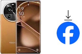 So installieren Sie Facebook auf einem Oppo Find X6 Pro