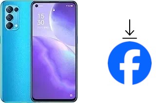 So installieren Sie Facebook auf einem Oppo Find X3 Lite