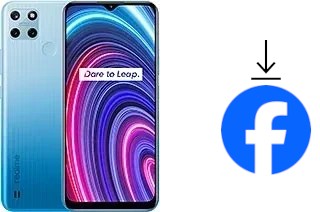 So installieren Sie Facebook auf einem Realme C25Y