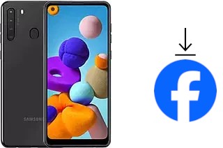 So installieren Sie Facebook auf einem Samsung Galaxy A21