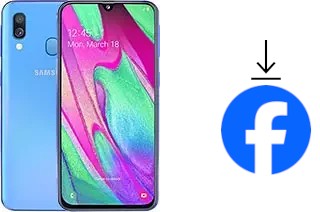 So installieren Sie Facebook auf einem Samsung Galaxy A40