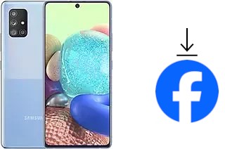 So installieren Sie Facebook auf einem Samsung Galaxy A71 5G UW