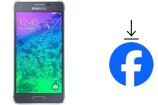 So installieren Sie Facebook auf einem Samsung Galaxy Alpha