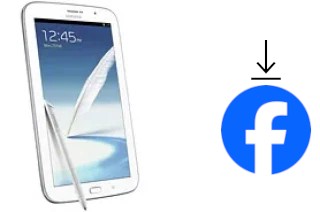 So installieren Sie Facebook auf einem Samsung Galaxy Note 8.0 Wi-Fi