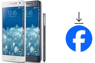 So installieren Sie Facebook auf einem Samsung Galaxy Note Edge