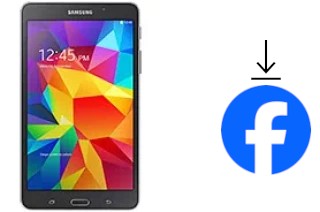 So installieren Sie Facebook auf einem Samsung Galaxy Tab 4 7.0 LTE