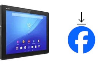 So installieren Sie Facebook auf einem Sony Xperia Z4 Tablet LTE