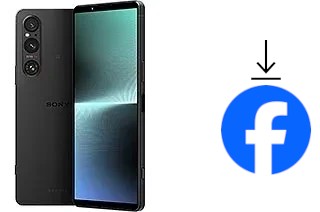 So installieren Sie Facebook auf einem Sony Xperia 1 V