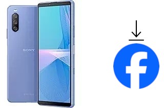 So installieren Sie Facebook auf einem Sony Xperia 10 III