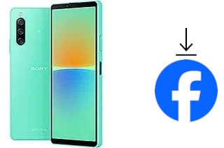 So installieren Sie Facebook auf einem Sony Xperia 10 IV