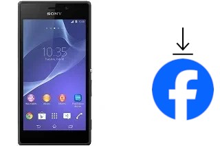 So installieren Sie Facebook auf einem Sony Xperia M2 Aqua