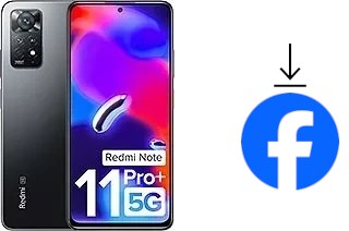 So installieren Sie Facebook auf einem Xiaomi Redmi Note 11 Pro+ 5G