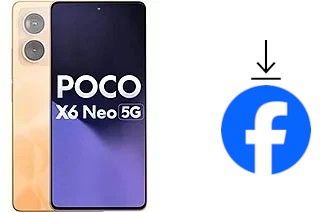 So installieren Sie Facebook auf einem Xiaomi Poco X6 Neo