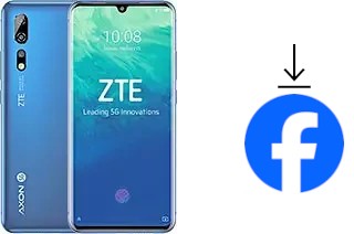 So installieren Sie Facebook auf einem ZTE Axon 10 Pro 5G