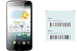 So sehen Sie den IMEI-Code in Liquid S2