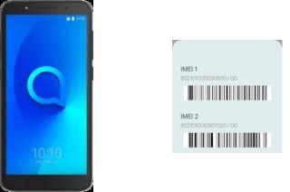 So sehen Sie den IMEI-Code in Alcatel 1C